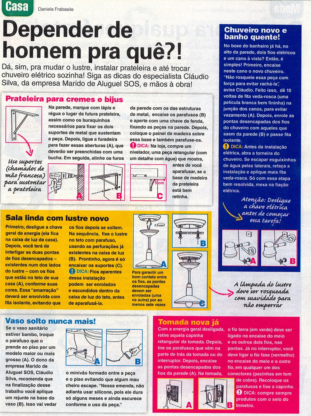 Matéria Revista Viva 2 sobre Marido de Aluguel SOS